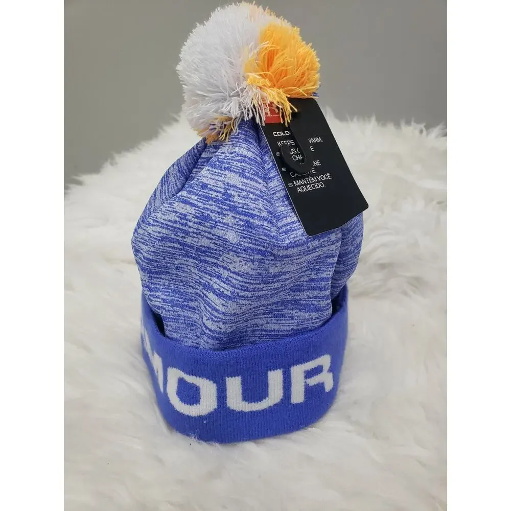 NEW Under Armour Beanie Hat Youth Small Kid Toddler‎ Boys blue winter